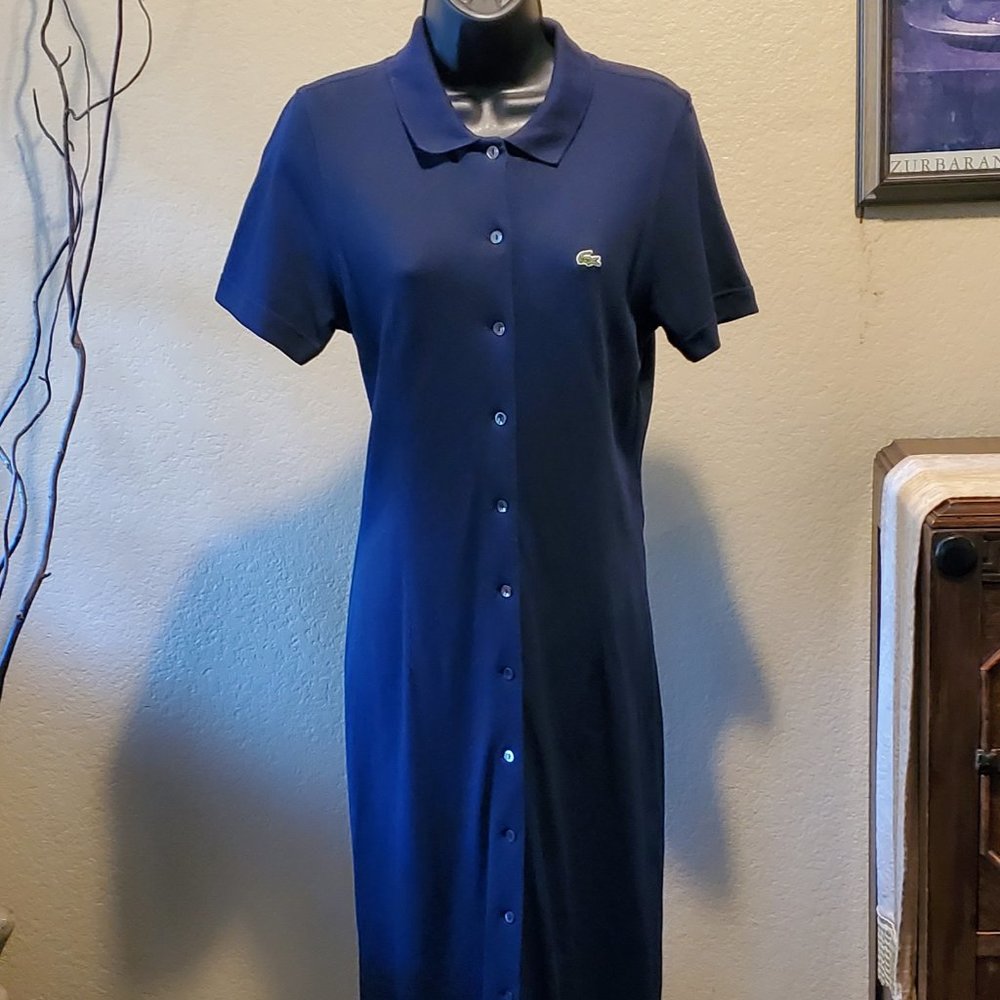 Lacoste long polo dress